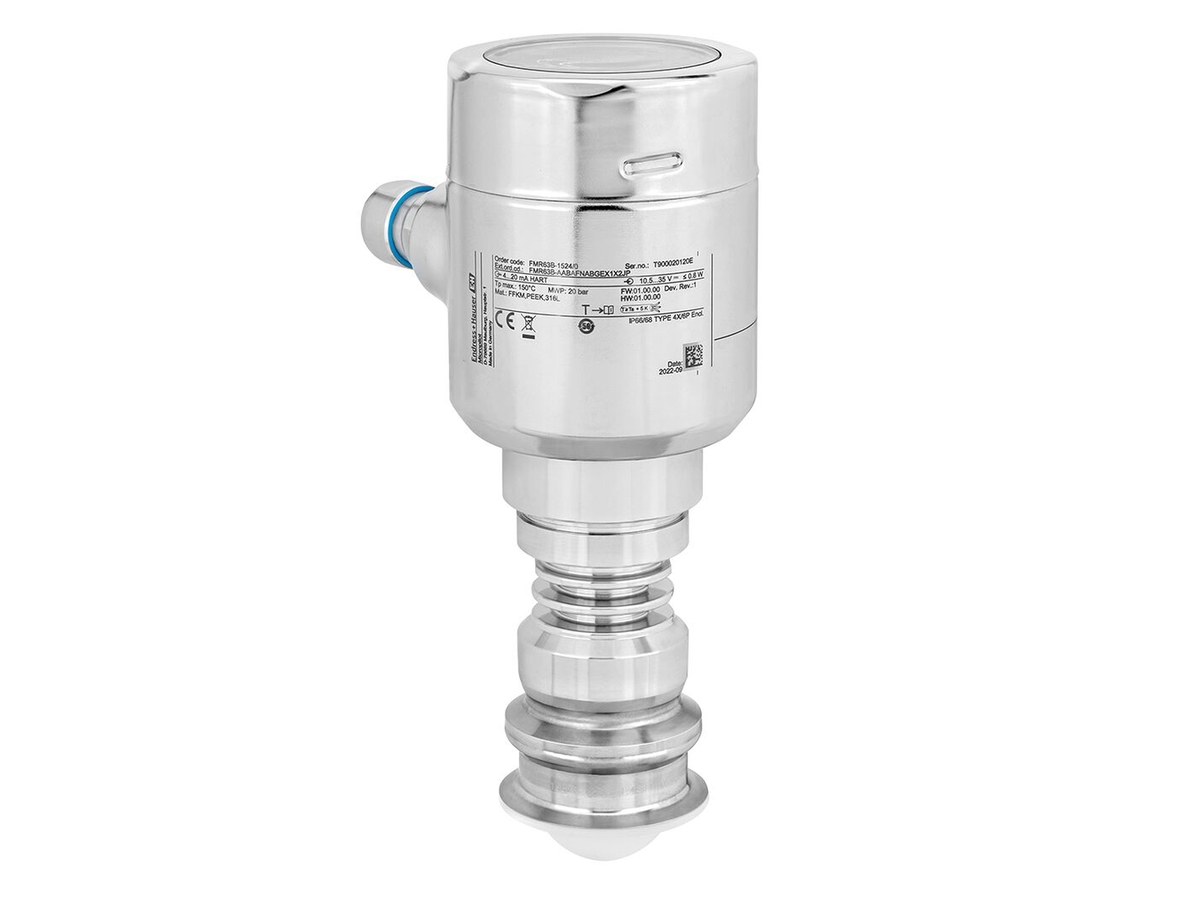 Endress+Hauser FMR63B Radar Level Transmitter for Liquids