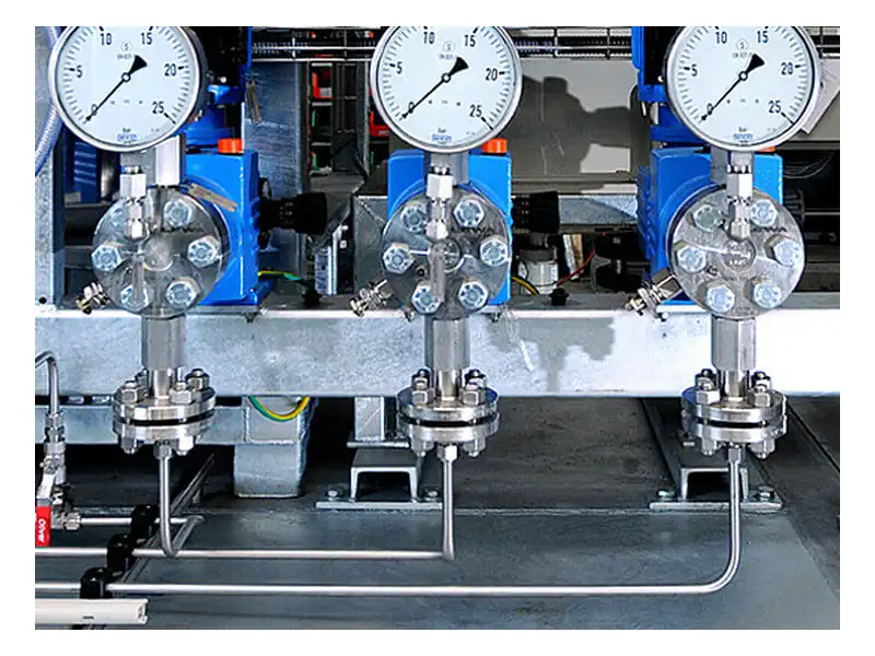 LEWA 力华 ecoflow diaphragm pump heads with gauges product image