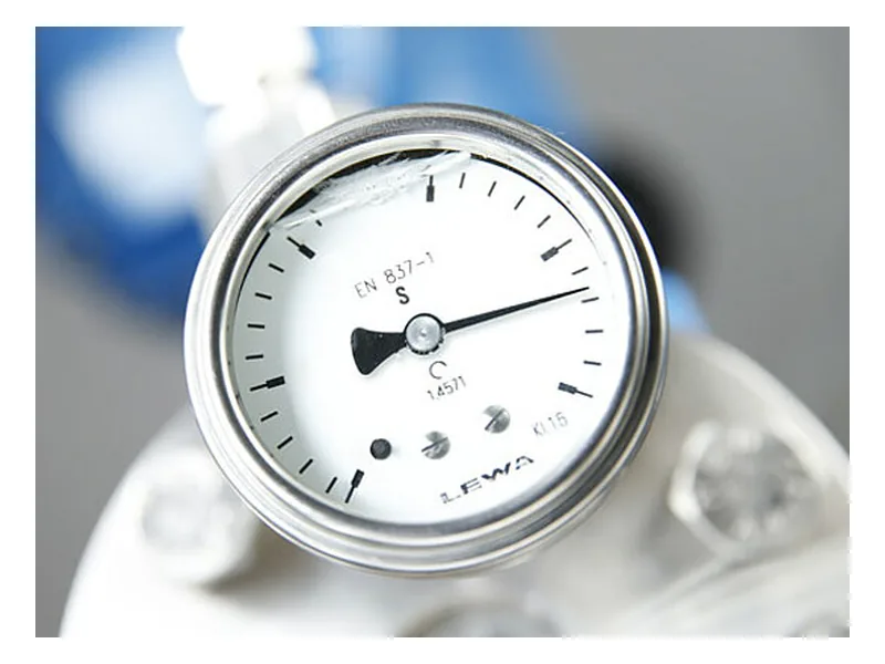 metering pump pressure gauge: LEWA 力华 ecoflow safety pressure gauge
