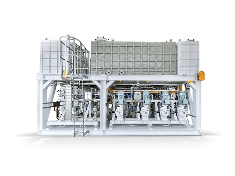 chemical injection pump: LEWA chemical injection package